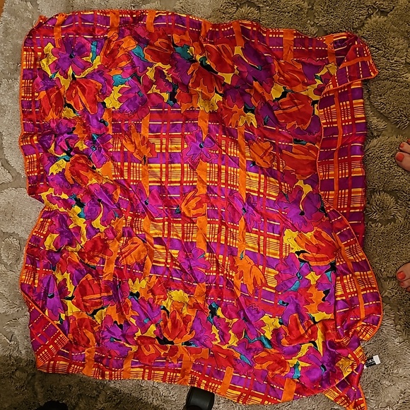 Square 100% Silk Scarf - Picture 2 of 4